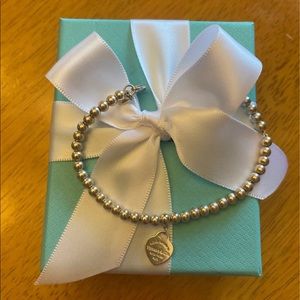 SOLD Tiffany & Co. Silver Beaded Bracelet